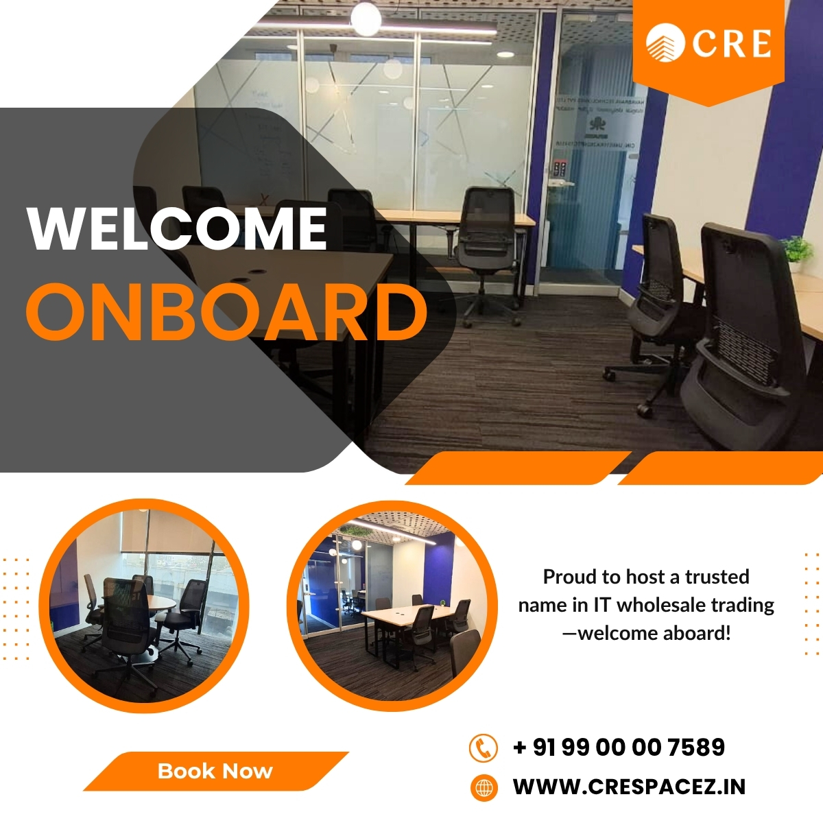 crespacezindia's tweet image. A warm welcome to our newest client in IT wholesale trading. We look forward to supporting your journey toward greater scale and success!
#CRE #crespacez #clientonboarding #newdeal #newclient #officespace #managedoffices #dedicatedoffice #furnishedoffice #privateoffice