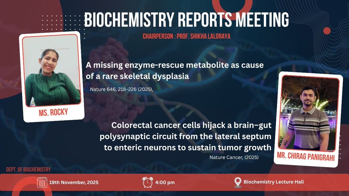 BICS_IISc's tweet image. BICS welcomes you all to today&apos;s reports meeting by Ms. Rocky and Mr. Chirag. For details, see below: