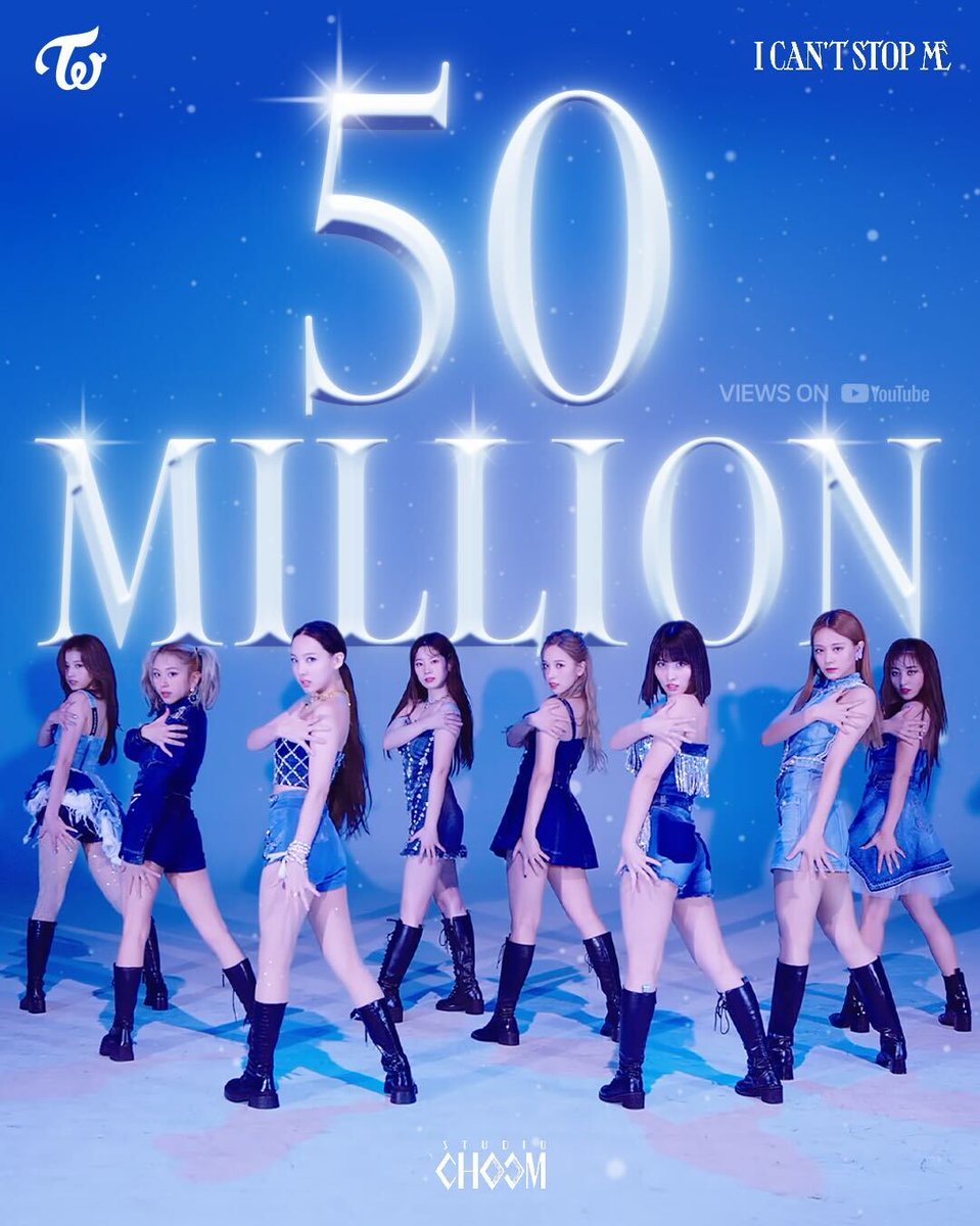 M2MPD's tweet image. TWICE&apos;s BE ORIGINAL hits 50 MILLION views!
BE ORIGINAL &amp;lt;TWICE &apos;I CAN&apos;T STOP ME&apos;&amp;gt; 5000만뷰 돌파🩵

▶ youtu.be/vWAC8Wkt9ok

#STUDIOCHOOM #BE_ORIGINAL
#TWICE #ICANTSTOPME #트와이스 @JYPETWICE