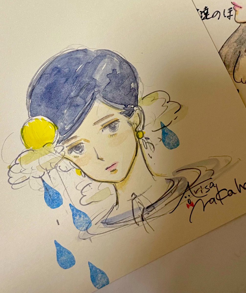 中原亜梨沙　真作保証直筆ドローイング 中原亜梨沙 真作保証直筆ドローイング 中原亜梨沙 真作保証直筆