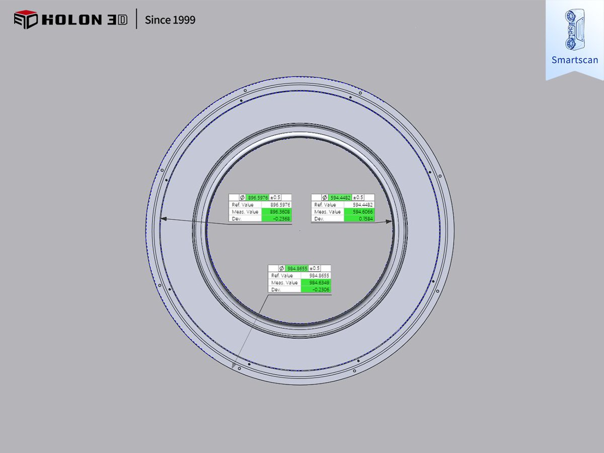 HOLON3D_Scanner's tweet image. Accurate measurement of large-sized workpieces requires no compromise
Web: 3dscan.cn/en
#3DScanner #Metrology #ReverseEngineering #3DScannerSolution #Handheldscanner #3Dinspection #3Dmodelingl #3Dlaserscanner #engine #Windturbine #3Dprinting #metal #energy #Mining