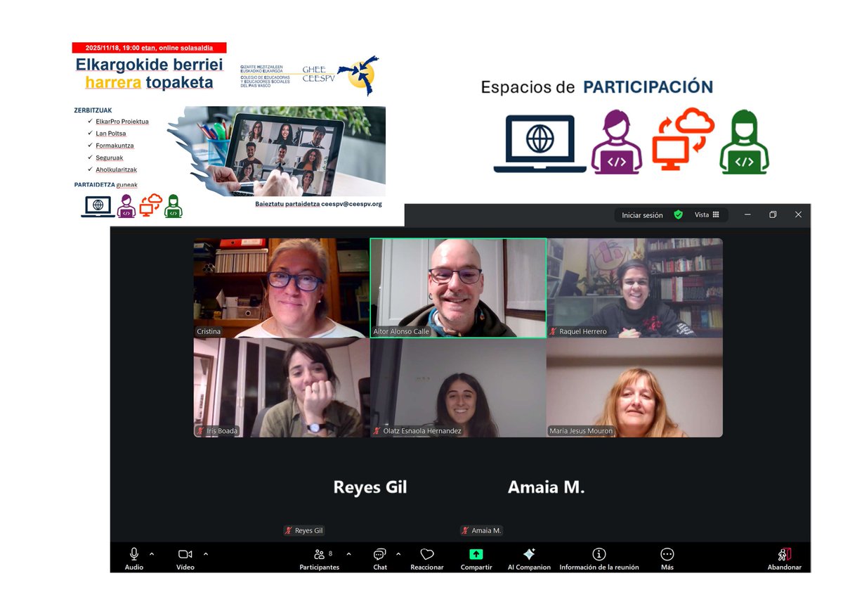 CEESPV's tweet image. Ayer celebramos la reunión de acogida a personas colegiadas. Fue un espacio para presentar los servicios y oportunidades de participación que ofrece el Colegio, y también para escuchar expectativas e intereses que nos ayudarán a seguir mejorando. ¡Gracias por vuestra confianza!🥰
