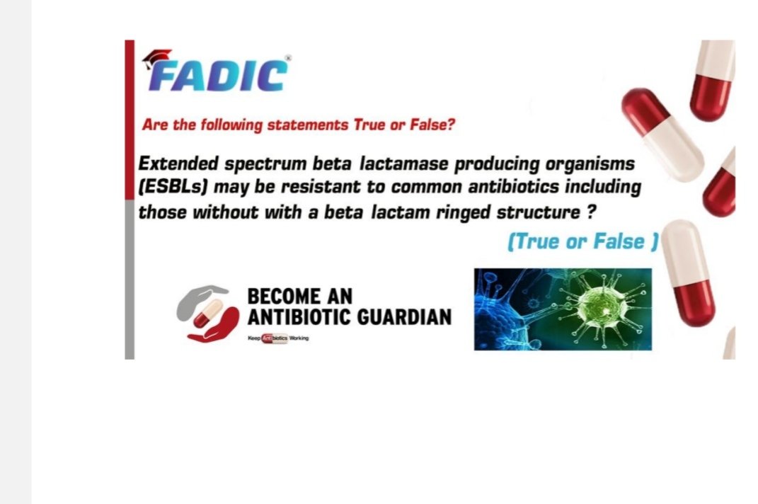 تحدي فادك للصيادلة 
بمناسبة األسبوع العالمي للمضادات الحيوية 
فكر مع فادك في حالة مميزة 
الفائز بأفضل إجابة له جائزة قيمة من فادك!☀
معانا سؤال مهم جدا و كمان حيفرق جدا معاك انك تعرف االجابة الصحيحة له و منه حتتعلم معلومة مفيدة لك في المضادات 
الحيوية💊
انطلق وشاركنا