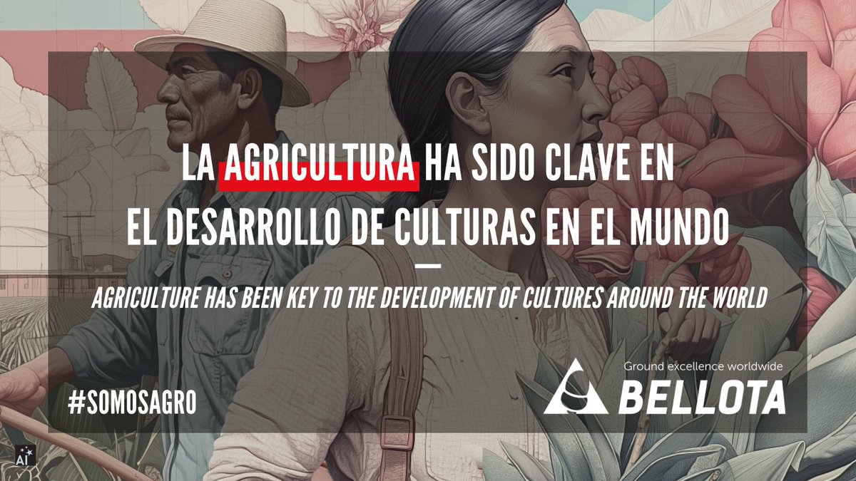 BAgrisolutions's tweet image. La agricultura es esencial para la producción de alimentos, y también ha desempeñado un papel fundamental en el desarrollo de las civilizaciones humanas, constituyendo una base estructural del progreso económico, social y cultural de la humanidad. 🌍

#SomosAgro #Agricultura
