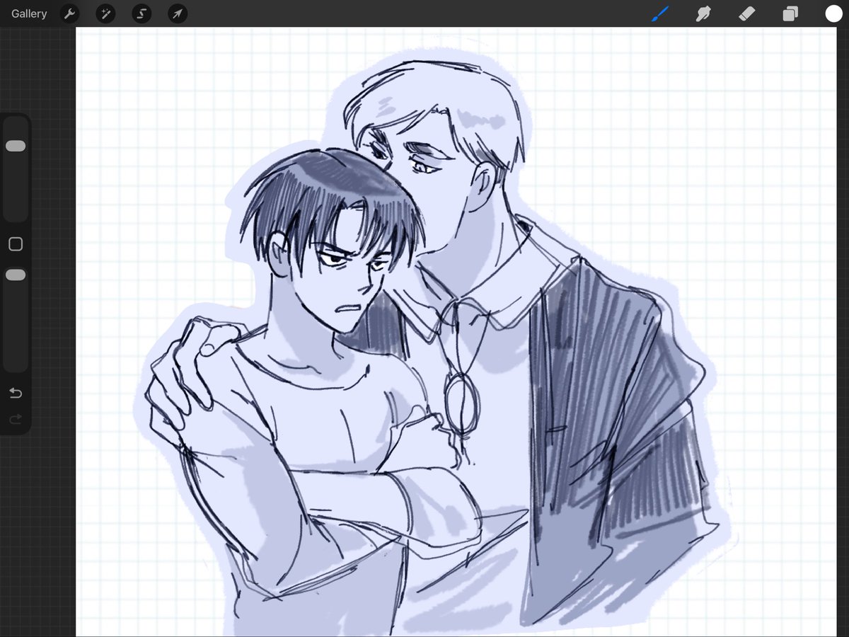 genjobanana's tweet image. #eruri psychosis took over me today, idk why