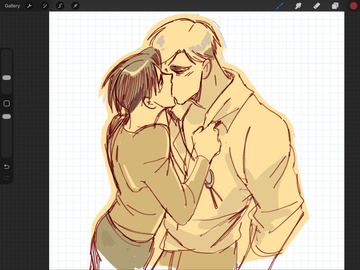 genjobanana's tweet image. #eruri psychosis took over me today, idk why