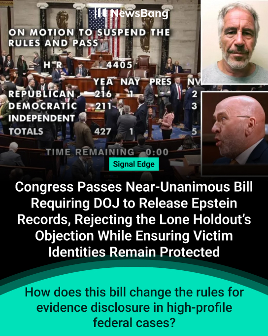 How does this bill change the rules for evidence disclosure in high-profile federal cases?

Our prediction: the Epstein records law will set a new transparency precedent, forcing the DOJ to release key investigative files while protecting victims and ongoing cases.