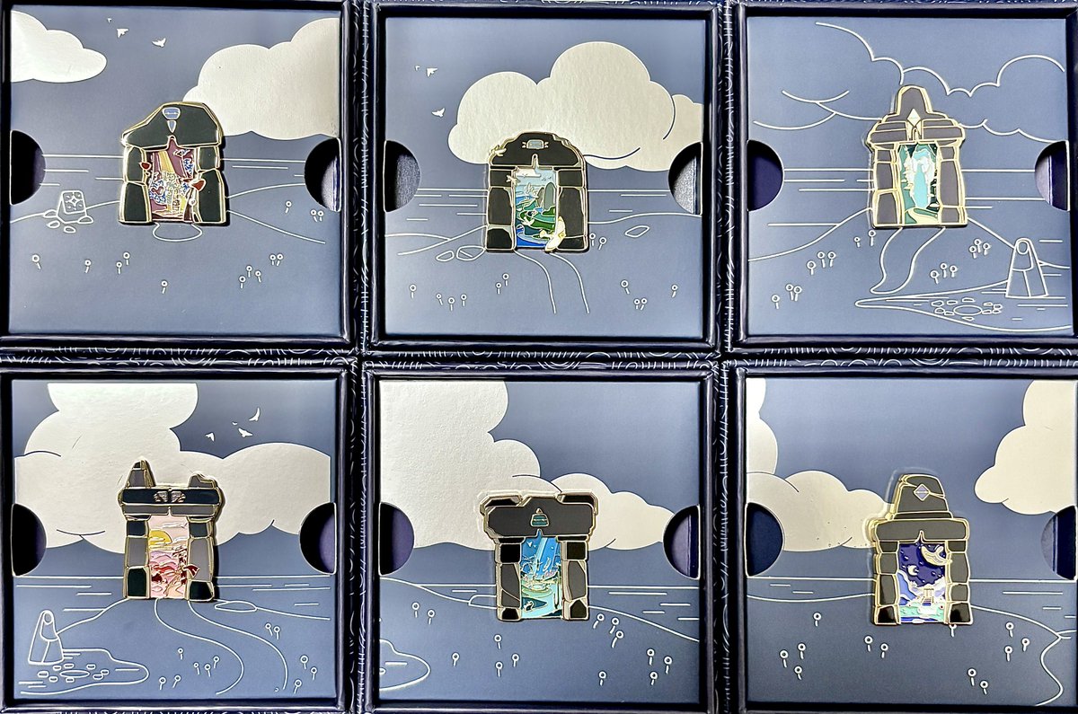 ゲート系ピンバッジついに揃った！ #sky星を紡ぐ子どもたち #thatskyshop