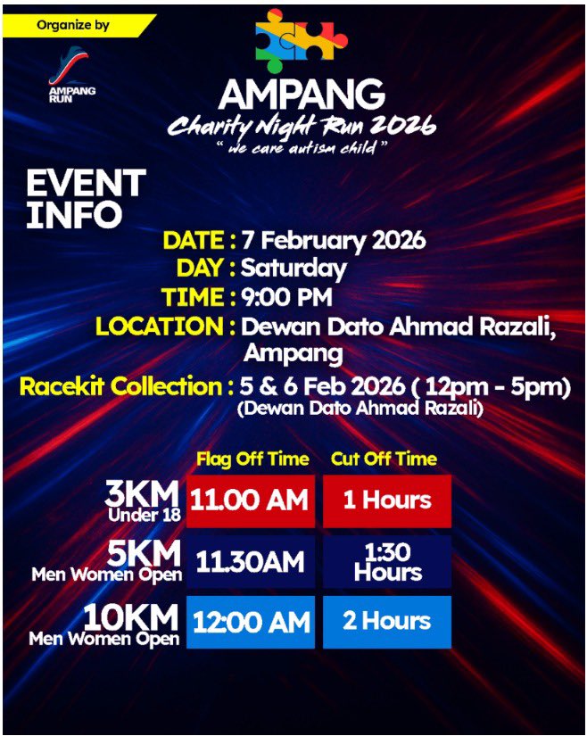 AMPANG RUN tweet media