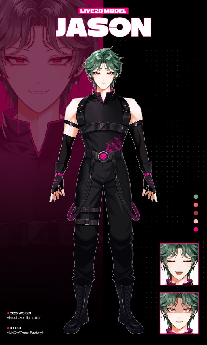 Yuno_Factory's tweet image. 💀
#Vtuber #Vtuberart #Vtubermodel #버튜버 #Live2Dmodel #Vtuberdesign