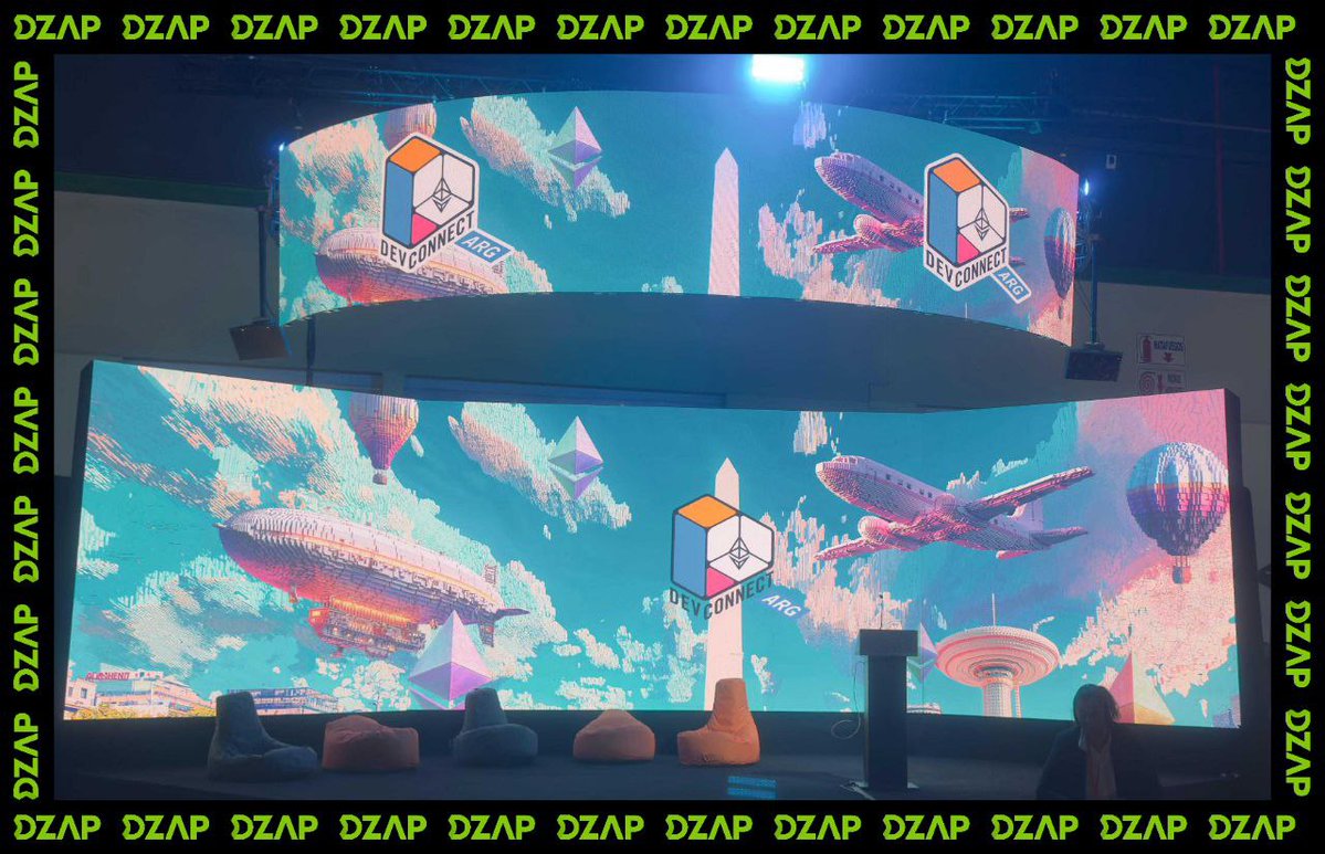 dzap_io's tweet image. The DZap team is live in Buenos Aires for Devconnect.

We’ll be meeting with builders, contributing to key discussions, and strengthening our role in the evolving DeFi landscape.

If you&apos;re here, come say hi, let&apos;s connect.