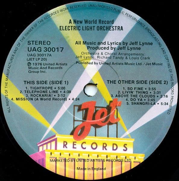 kennylanglea's tweet image. Happy Birthday to A New World Record. Album released in the UK this day in 1976 by the Electric Light Orchestra. It proved to be the band's breakthrough in their native UK. Their first top10 hit #ELO