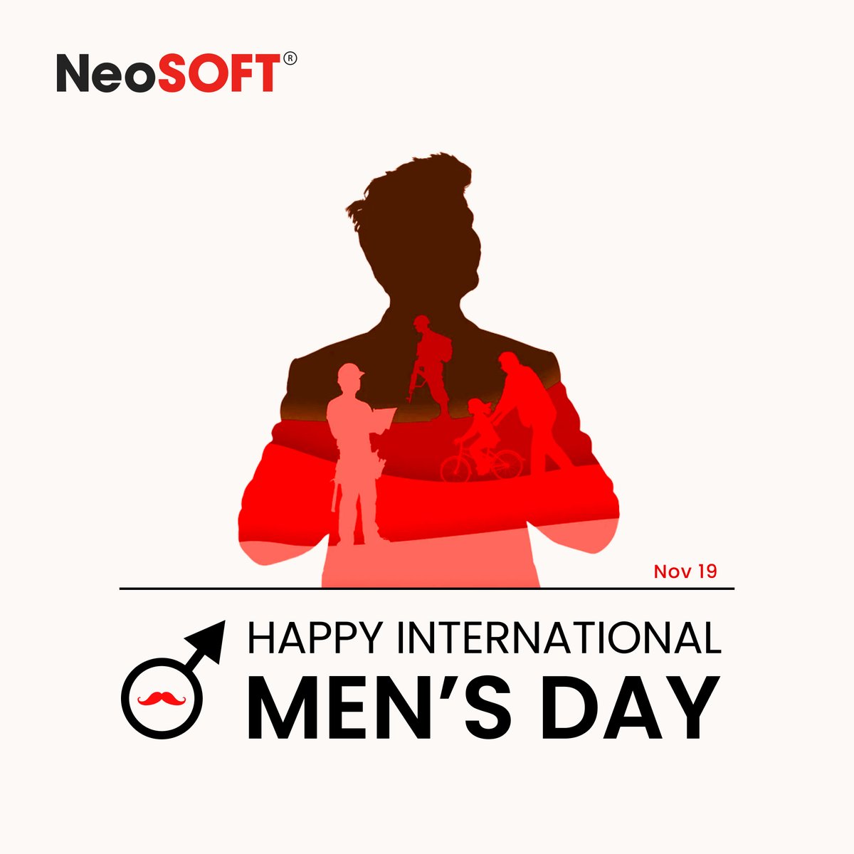 💼 Celebrating the strength, compassion, and integrity that drive progress.
This Men’s Day, NeoSOFT honors the men who lead with purpose and uplift others.
Here’s to supporting every man’s journey of growth and well-being. 🤝🌍
#NeoSOFT #MensDay #CelebratingMen