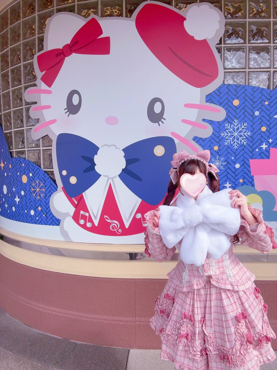 シャルミエールのタータンチェックシリーズ🩷🎀 キティちゃんのピンク