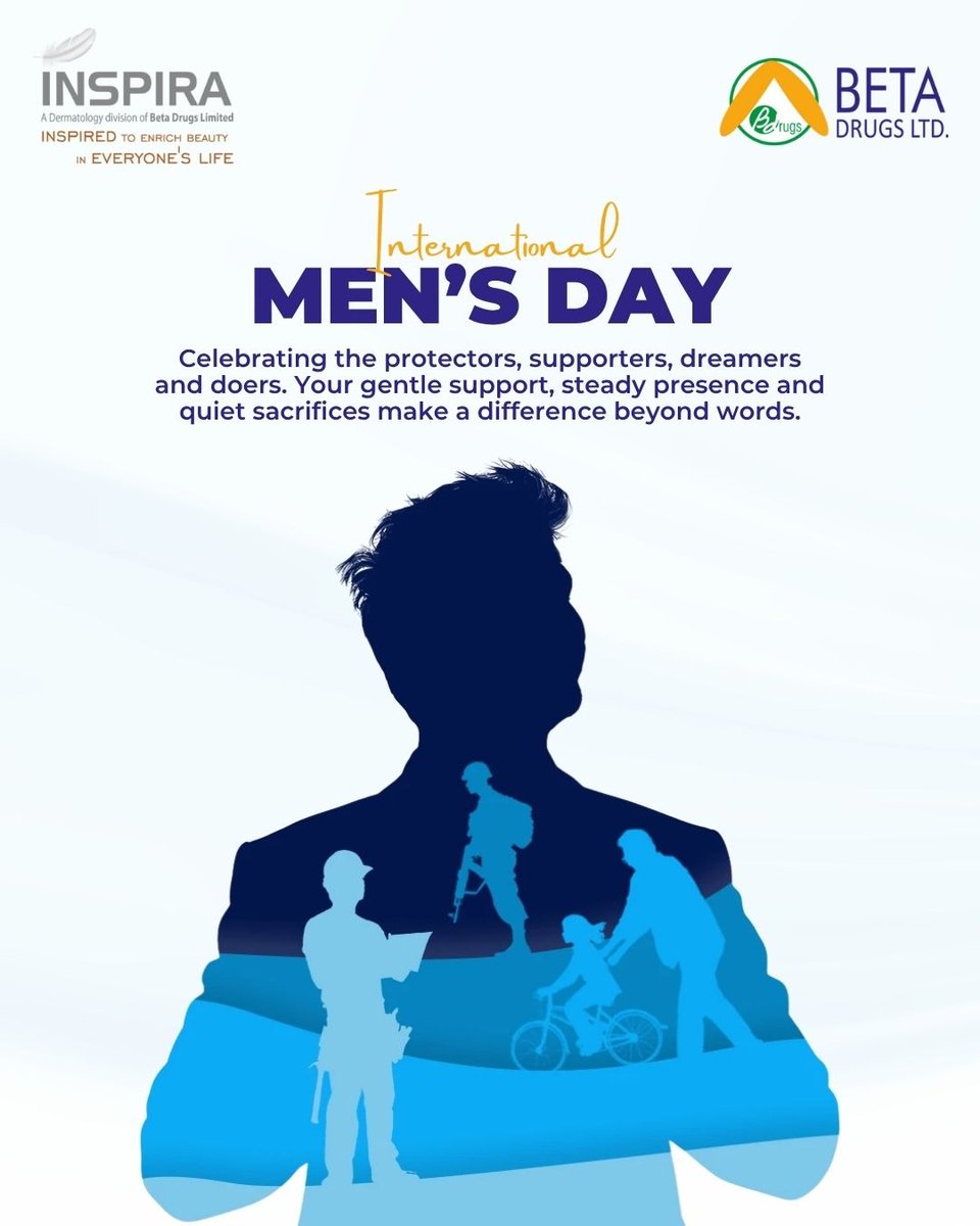 infoo_inspira's tweet image. Honouring the protectors, supporters and silent achievers of our lives 💙
Your strength, dedication and quiet sacrifices truly matter.
Happy Men’s Day! 🌟

#internationalmensday #mensday #mensupport #strongmen #menshealth #menslife #inspiration #respectformen #menswellbeing