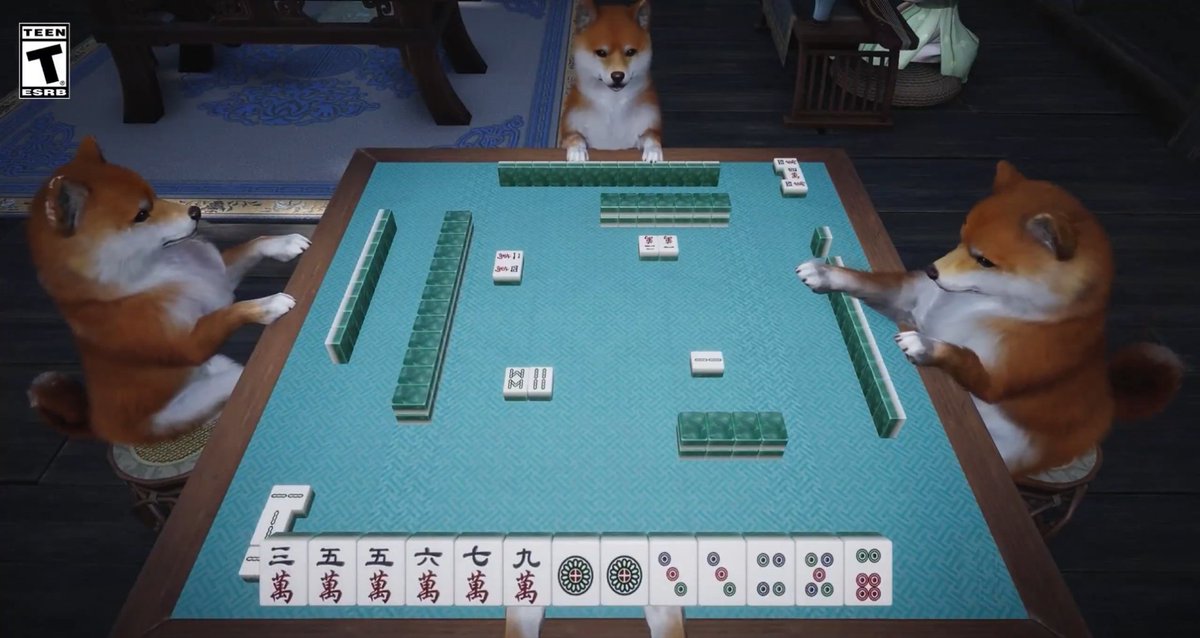柴犬が麻雀をする姿がシュールで可愛らしい。武侠オープンワールドARPG『風燕伝：Where Winds Meet』での一幕が話題に
news.denfaminicogamer.jp/news/2511192b

「絶対に飲むな」と書かれた液体を飲んだらアバターが犬の姿に。「ポン」も「ロン」も全部「ワン」になっちゃう