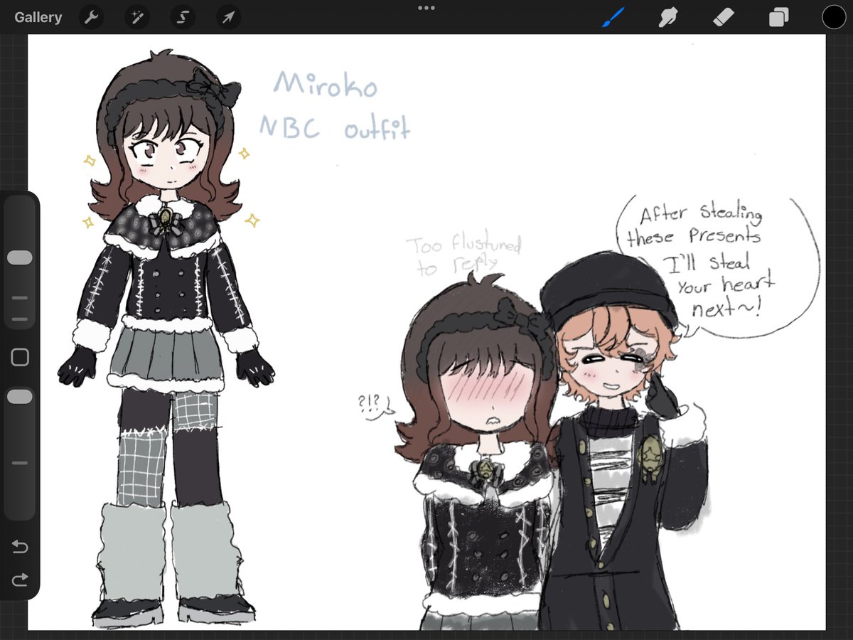 ArtsyAlexaEdits's tweet image. mirokos nbc outfit doodle 👀

#twstプラス  #twstoc #Miroace