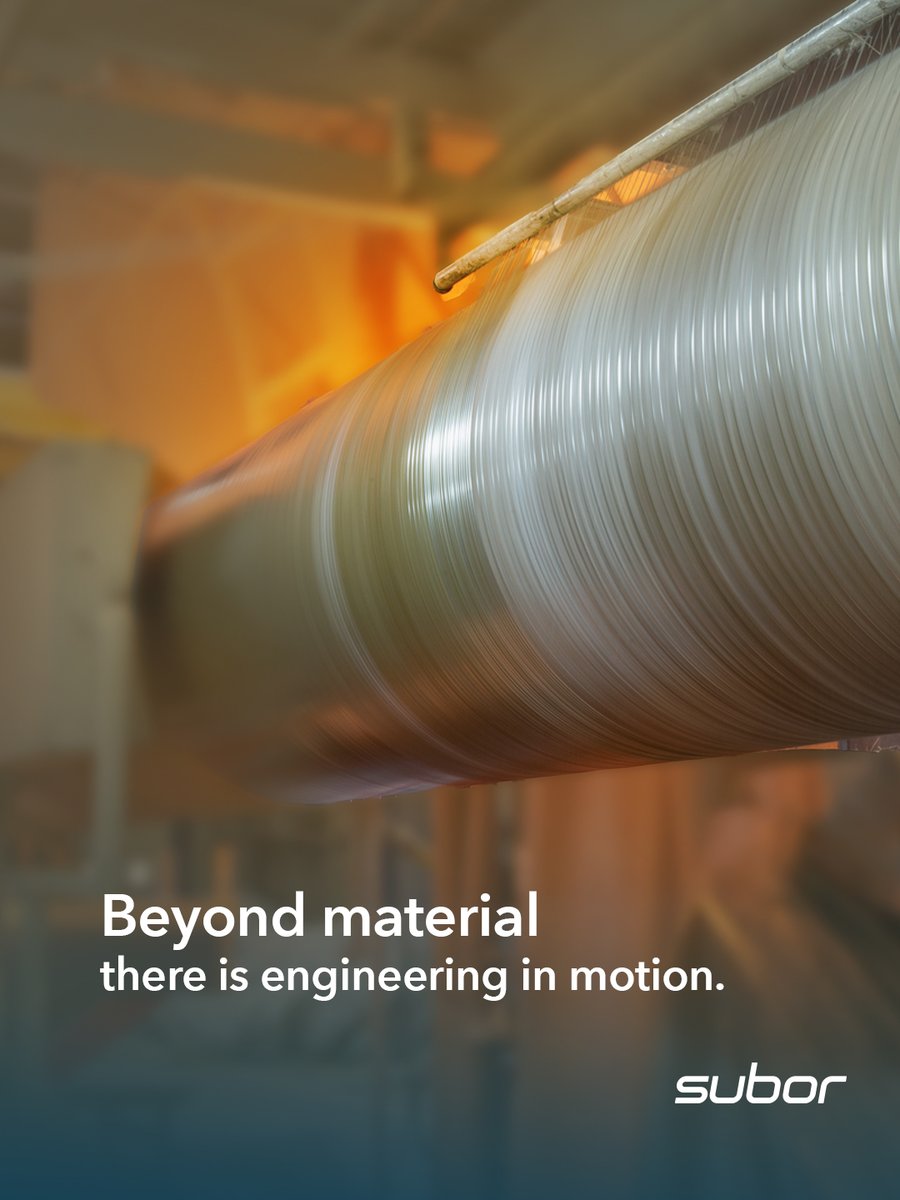 SuborPipe's tweet image. Every Subor GRP pipe is shaped through a carefully refined process: from fiber reinforcement to optimized resin structure, to continuous quality testing.
Layer by layer, we build reliable, long-term systems.
Because endurance starts at the engineering stage.

#GRPPipes #Subor
