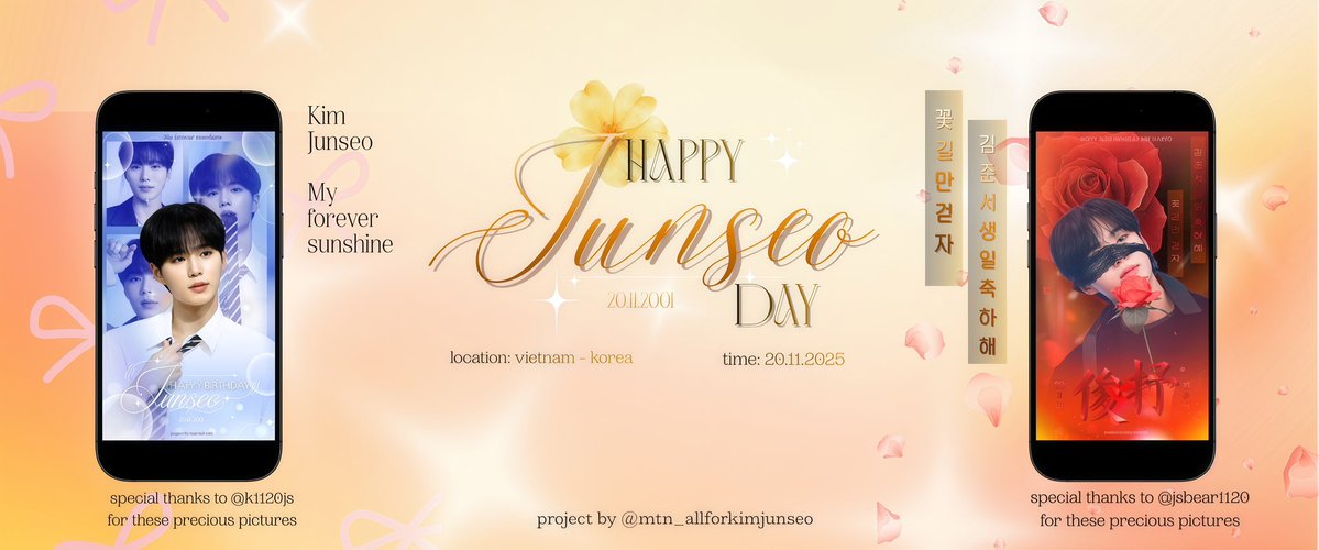 allforkimjunseo's tweet image. 🦊 𝗜𝗡𝗦𝗧𝗔𝗚𝗥𝗔𝗠 𝗔𝗗𝗦 𝗕𝗜𝗥𝗧𝗛𝗗𝗔𝗬 𝗙𝗢𝗥 𝗝𝗨𝗡𝗦𝗘𝗢𓂃۶ৎ

⤷ 𝘿𝙖𝙩𝙚: 𝟮𝟬/𝟭𝟭/𝟮𝟬𝟮𝟱
⤷ 𝙇𝙤𝙘𝙖𝙩𝙞𝙤𝙣: 𝙑𝙞𝙚𝙩𝙣𝙖𝙢 - 𝙆𝙤𝙧𝙚𝙖
⤷ 𝙋𝙧𝙤𝙟𝙚𝙘𝙩 𝙗𝙮 @𝙢𝙩𝙣_𝙖𝙡𝙡𝙛𝙤𝙧𝙠𝙞𝙢𝙟𝙪𝙣𝙨𝙚𝙤

#김준서 #KIMJUNSEO #キムジュンソ #ALPHADRIVEONE #ALD1