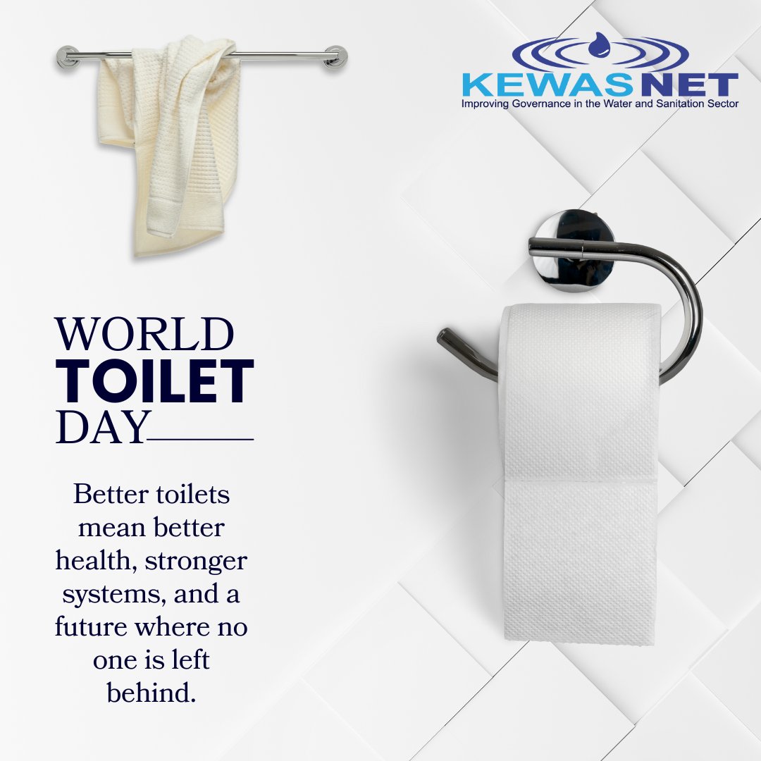 KEWASNET's tweet image. As we mark #WorldToiletDay, we are reminded that lasting sanitation demands strong systems, accountability, and sustained investment. We continue to champion inclusive policies and community-driven oversight to ensure safe, dignified sanitation for all.
#WASHForAll