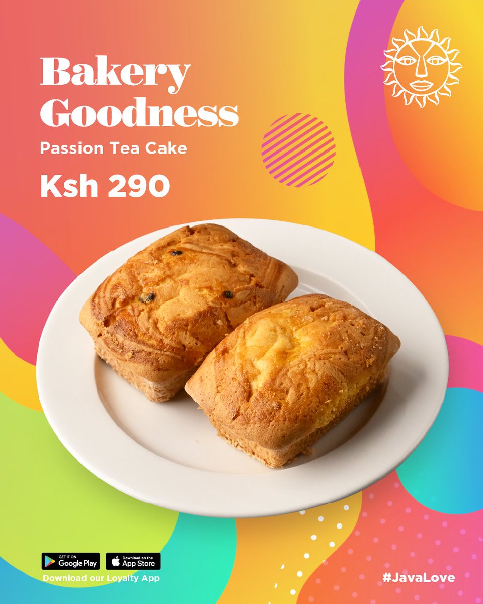 javahouseafrica's tweet image. Grab your office bestie and come order the sweet Passion Tea Cake which is best enjoyed with a hot beverage of your choosing.​
#JavaLove