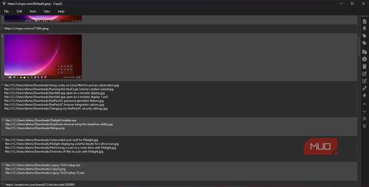 elhackernet's tweet image. CopyQ es una opción de portapapeles más inteligente, ligero y de código abierto para Windows, Linux y MacOS 

📋 Almacena, busca y organiza todo lo que copias

Pestañas, filtros y un historial de búsqueda que mantiene el orden
github.com/hluk/CopyQ