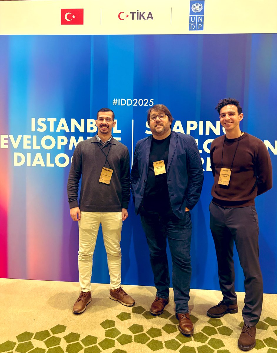 AliATheyab's tweet image. It was great to have Alex Maaza from @Cardano_CF and Sebastian Küpers from @MasumiNetwork join us at #IDD2025 to continue the strategic discussions initiated in Copenhagen and Berlin over the past month, aimed at achieving sustainable impact through blockchain across UN agencies.