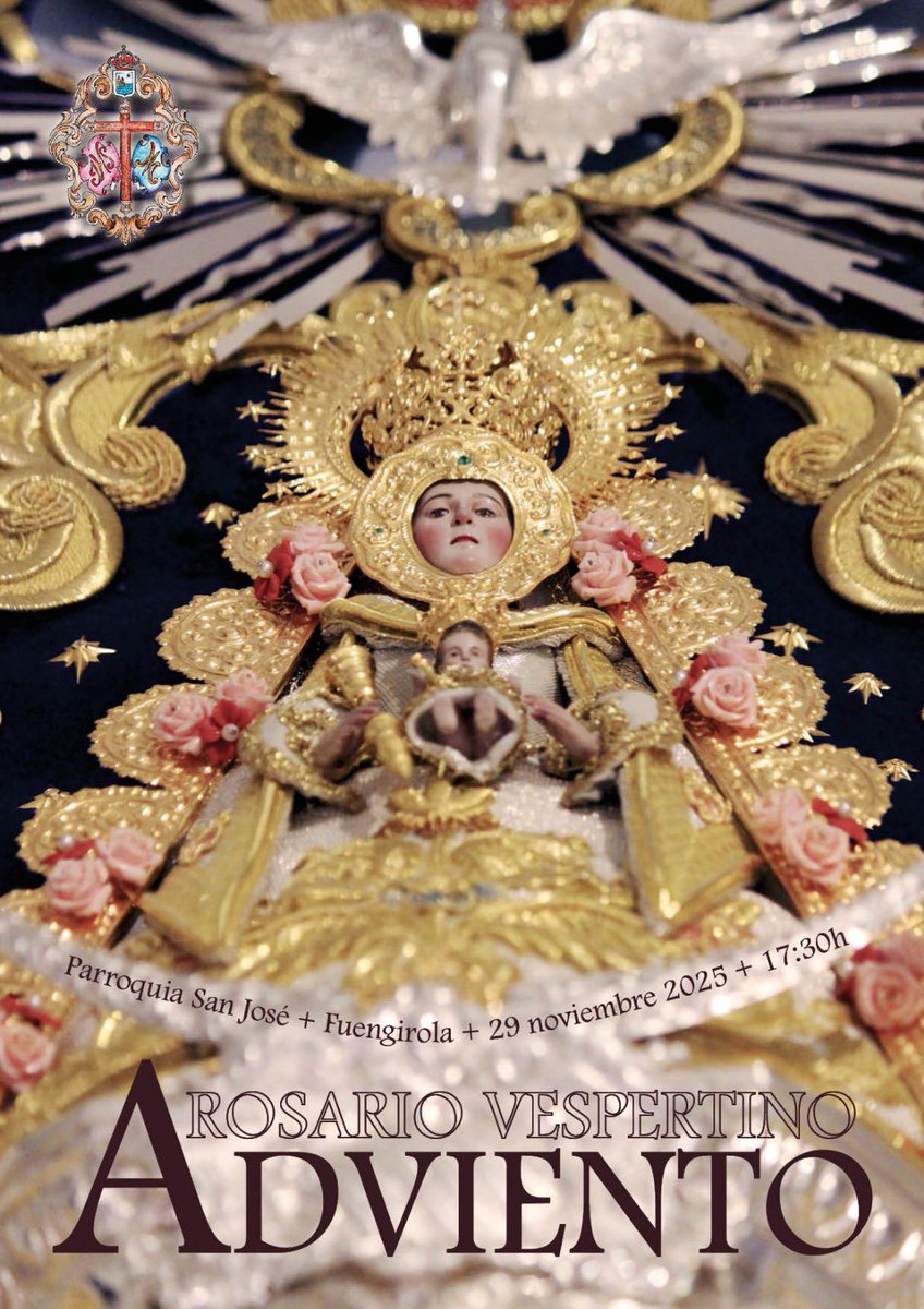 ROSARIO ADVIENTO 

El sábado 29 de noviembre, las hermandades fuengiroleñas se unen para celebrar el tradicional Rosario de Adviento. 

Tendrá lugar por las calles de la feligresía del Boquetillo, presidida por el Simpecado de la Hermandad del Rocío.

#AgrupaciónFuengirola