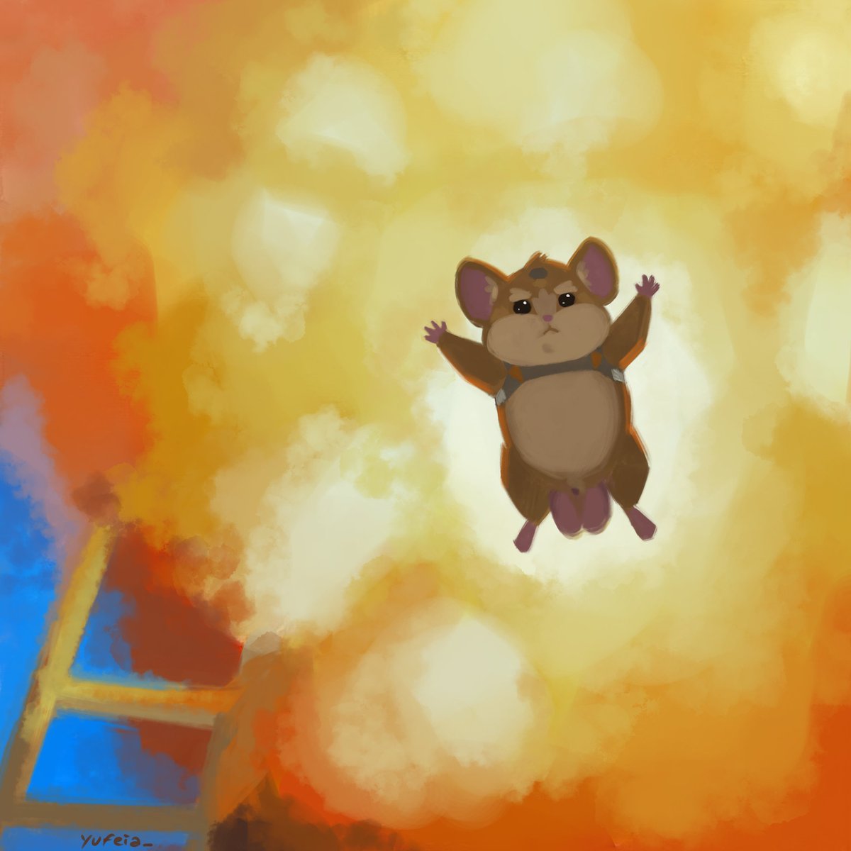 yufeia_'s tweet image. I didn&apos;t realise hamsters had such big balls.
Anatomically accurate version.
#Overwatch2