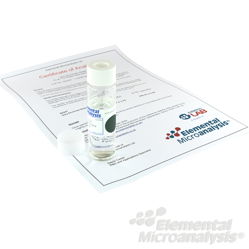 ElementalLab's tweet image. Introducing our very enriched IRMS Water Standard, B2247!

This is an ultra-enriched standard ideal for metabolic and energy expenditure studies in biomedical research. (δ²H: 2505.97‰, δ¹⁸O: 248.43‰)

Shop Now: loom.ly/znFgk3c