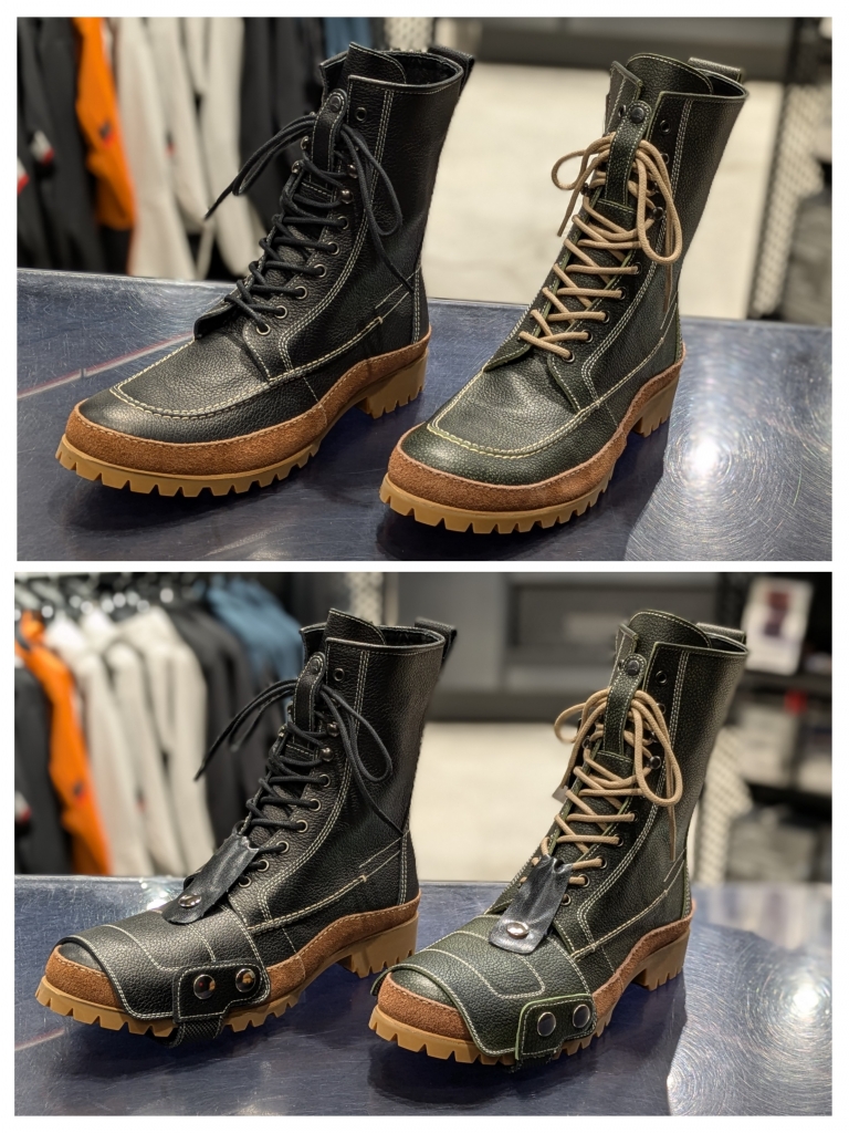 商品紹介】 K-4536 モカシンブーツ クラシックなモカシンデザインに