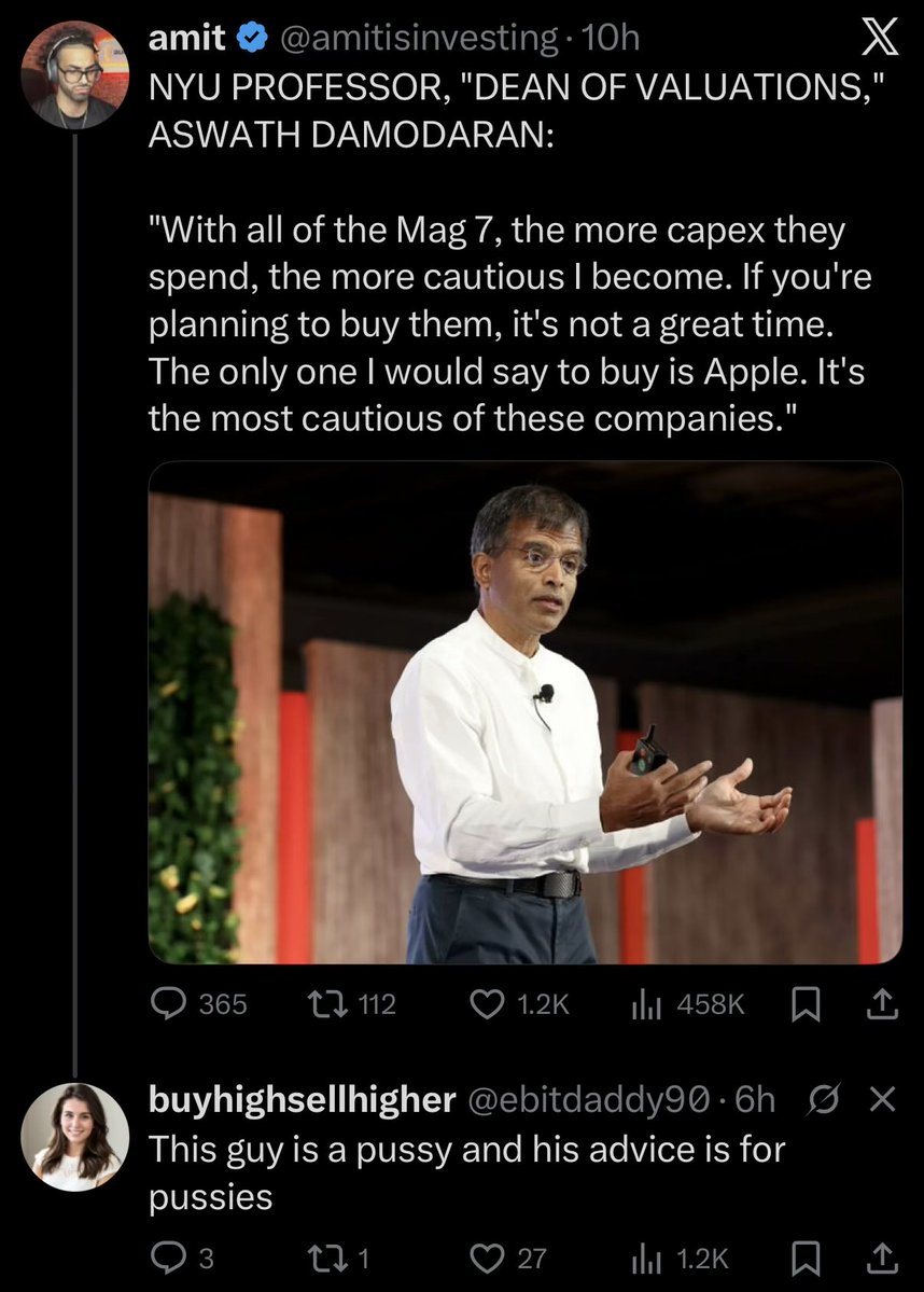 david_h0s's tweet image. This interaction perfectly summarises the debate around valuations. 

No notes.