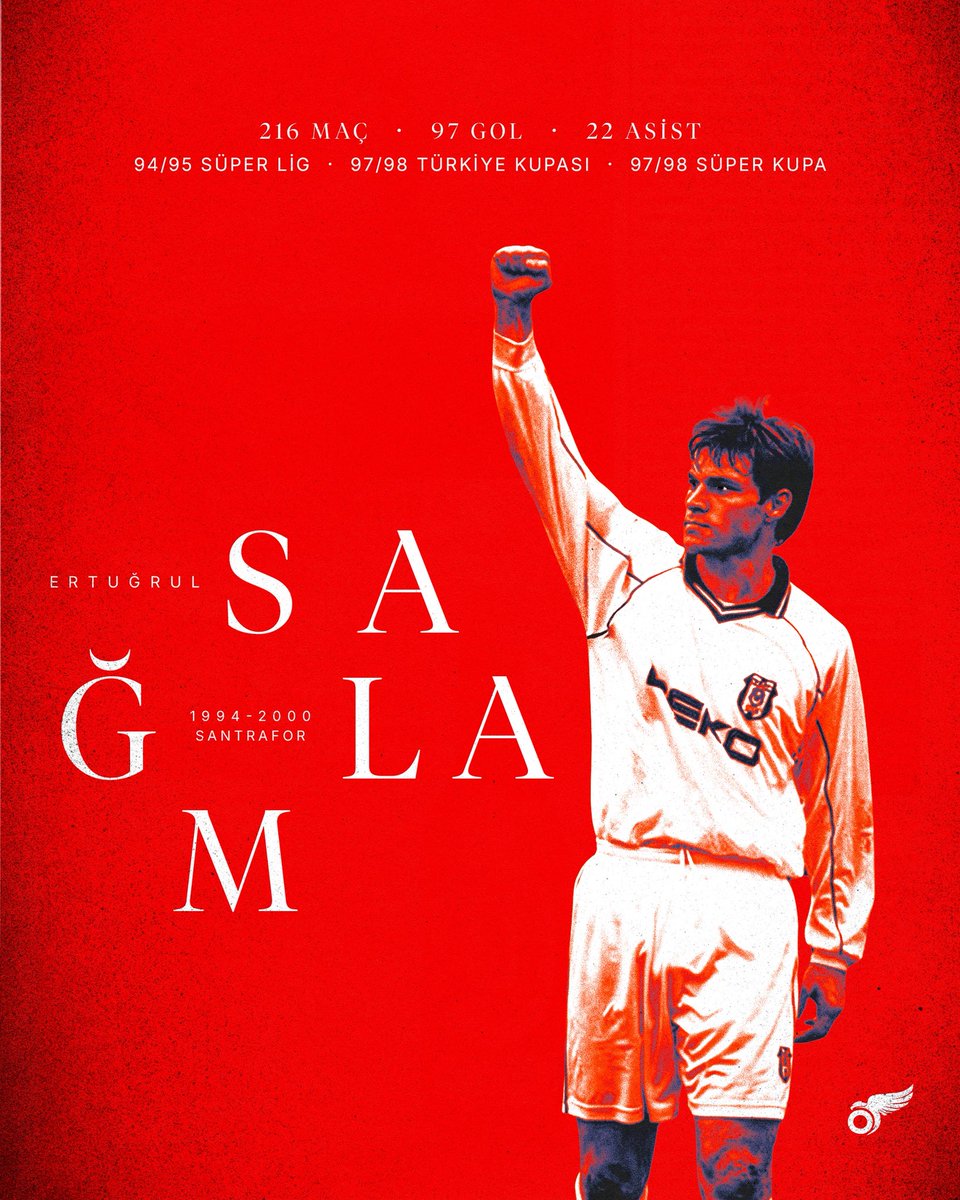 Beşiktaş formasıyla,   

🏟️ 216 maç  
⚽️ 97 gol  
🅰️ 22 asist  
🏆 1 şampiyonluk
🏆 3 kupa  
🎖️ 2 kez Türkiye Kupası gol krallığı.
🎖️ Beşiktaş tarihinin en golcü 4. futbolcusu.

Ertuğrul Sağlam 56 yaşında!