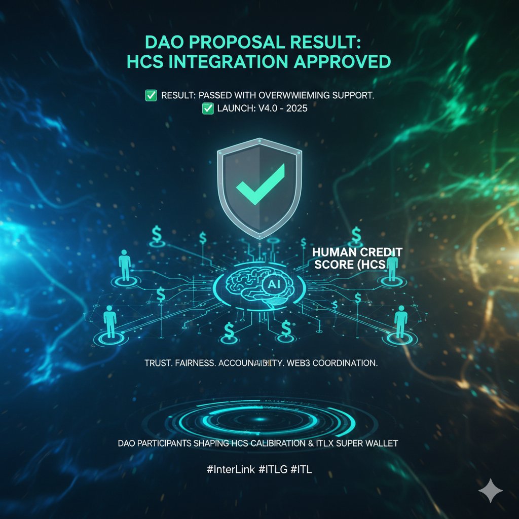 AMGTK23's tweet image. ✅ HCS Integration Approved

HCS will launch with V4.0, adding AI-powered human verification to every $ITLG action.
A major step toward a fully human-anchored, trust-based InterLink economy.

#InterLink #ITLG #ITL #ITLX