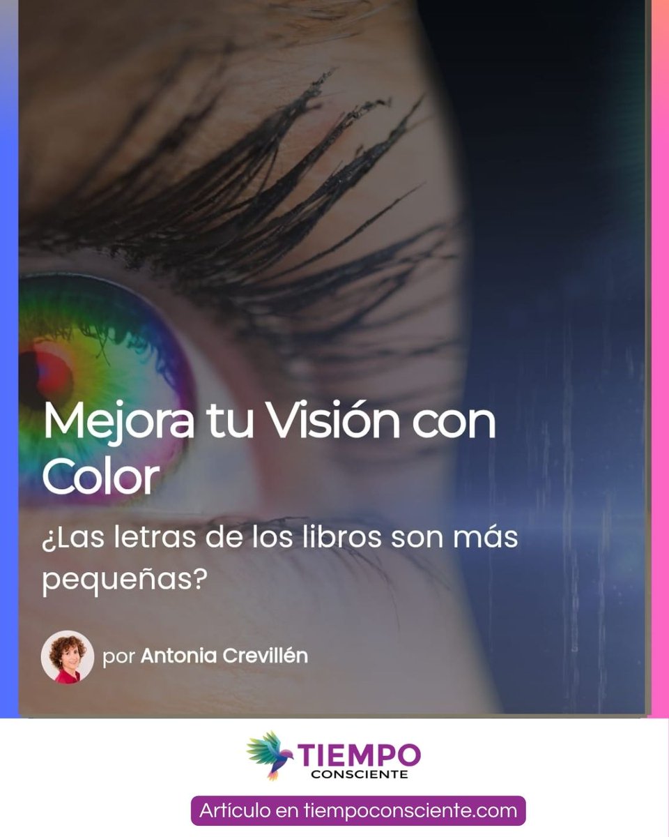 infoconsciente's tweet image. 📚👀 ¿Las letras se encogen o es tu vista? Este verano me pasó: terminé leyendo con lupa y cero disfrute. Apliqué color naranja en puntos clave y volví a leer sin lupa.
👉 Cómo y por qué funciona: tiempoconsciente.com/salud/remedios…

#Visión #TerapiaDelColor #Bienestar