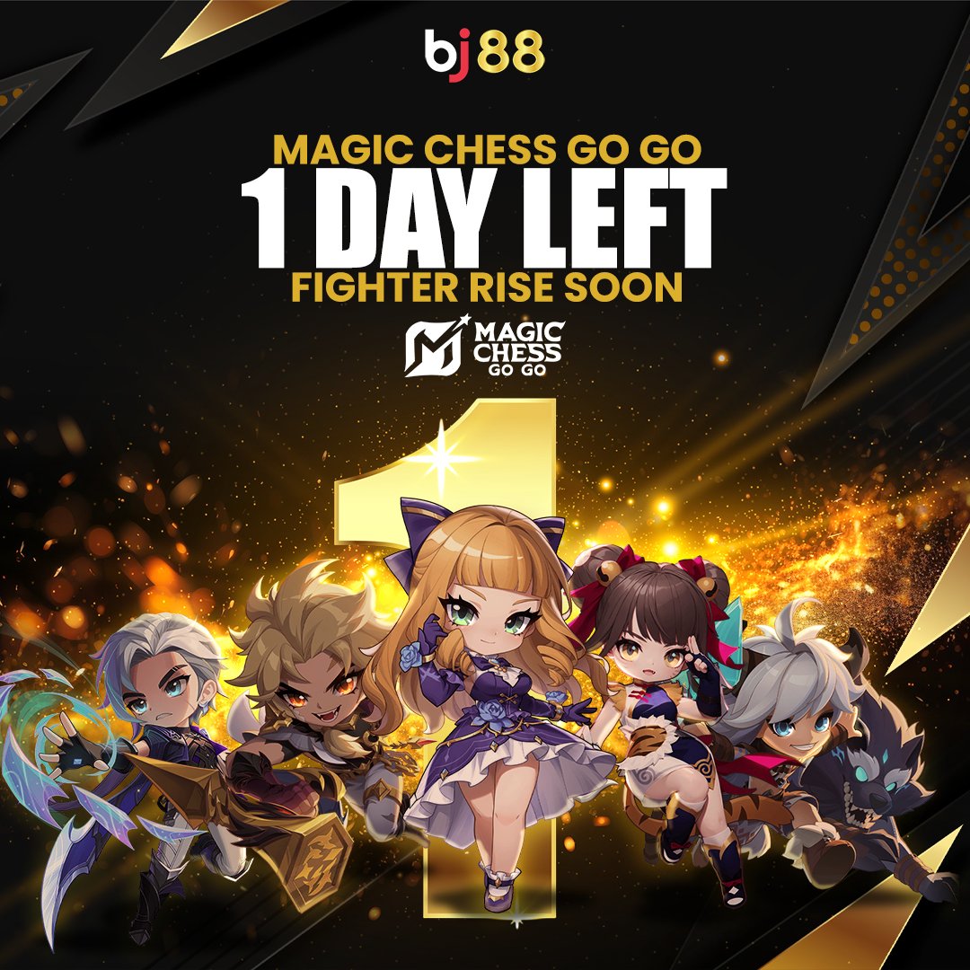 bj88_phl's tweet image. ⏳ 1 DAY LEFT! ⏳

The countdown has begun!

🚨 Don&apos;t miss out

Magic Chess Go Go&apos;s Fighter Rise is coming soon!

Get ready for epic battles and stunning gameplay! 💥🔥

Are you prepared to take on the challenge? 💪

#MagicChessGoGo #1DayLeft #BJ88