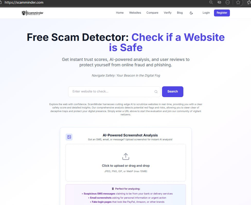 jorjandii's tweet image. دوستان سایت Scamminder.com رو استفاده کنید و به دوستان خود پیشنهاد بدید و تست کنید و اگر باگی پیدا کردید بهم اطلاع بدید.

🔹 اگر سایتی دیدید که از اعتبارش اطلاع ندارید میتونید از این سرویس رایگان استفاده کنید.