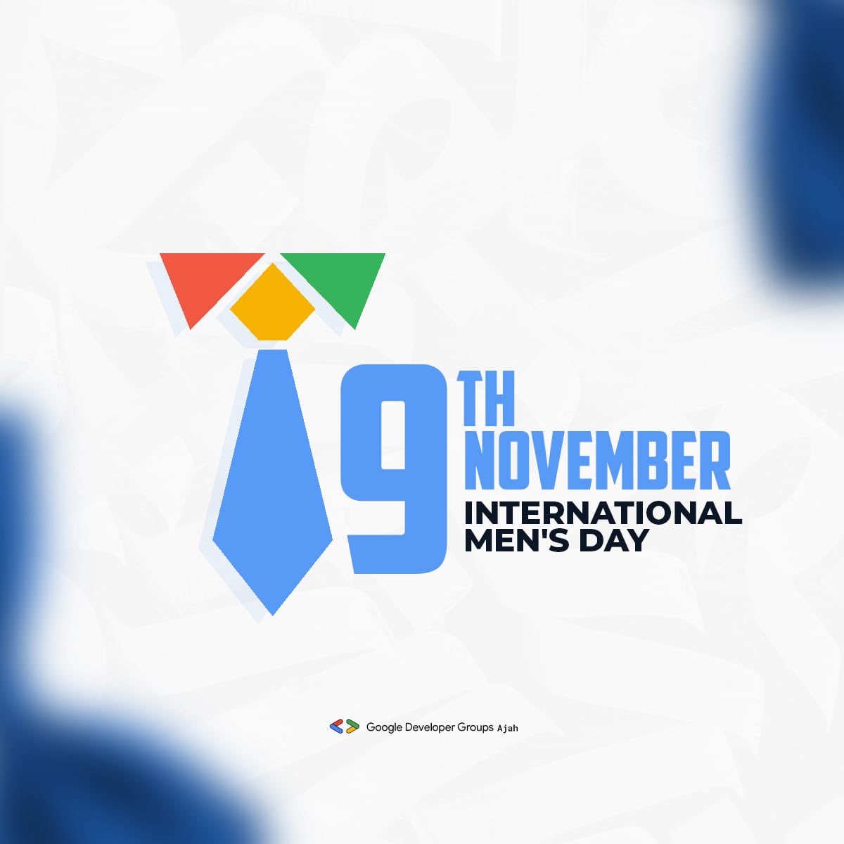 GdgAjah's tweet image. Happy International Men’s Day!
Shoutout to all the men building, leading, mentoring, and making an impact in tech and beyond.
We see you. We appreciate you. 💙
#InternationalMensDay #GDGAjah #TechForEveryone
