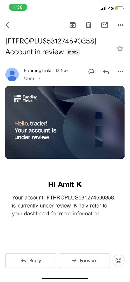 TradeForChoice's tweet image. Hopefully there won’t be any issue @fundingticks 

First ever futures account 

Scalping NQ , Never ever trading CFD firms again