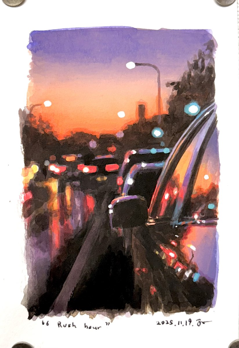 Today’s drawing .
11/19

Rush hour

#everydaychilldrawing