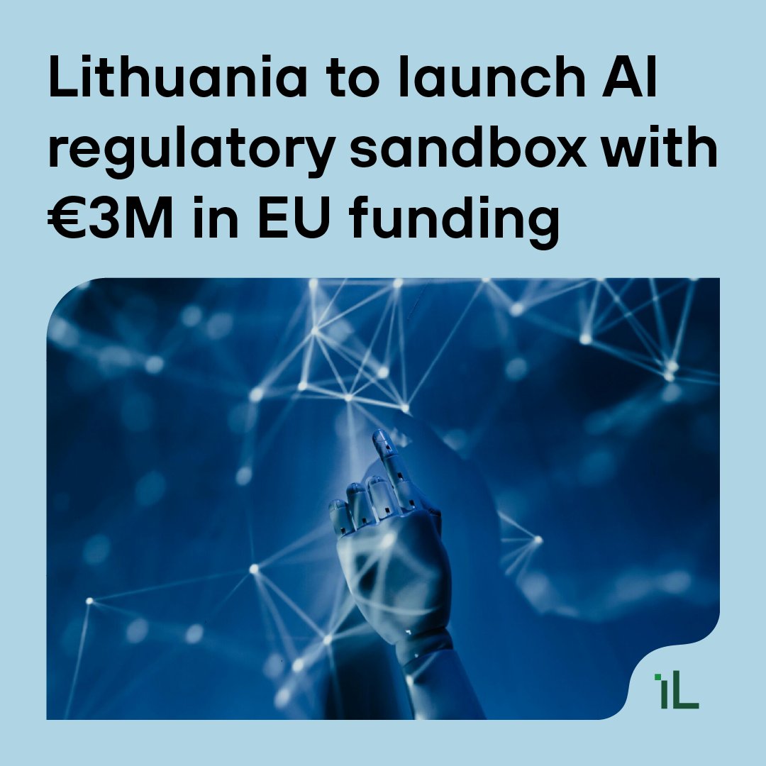 🧪 #Lithuania is launching an AI regulatory sandbox with €3M in EU funding.

Starting 2026, firms can test #AI solutions in real conditions – with HPC access, expert guidance and alignment to the EU AI Act. ⤵️

lithuania.lt/news/business-…