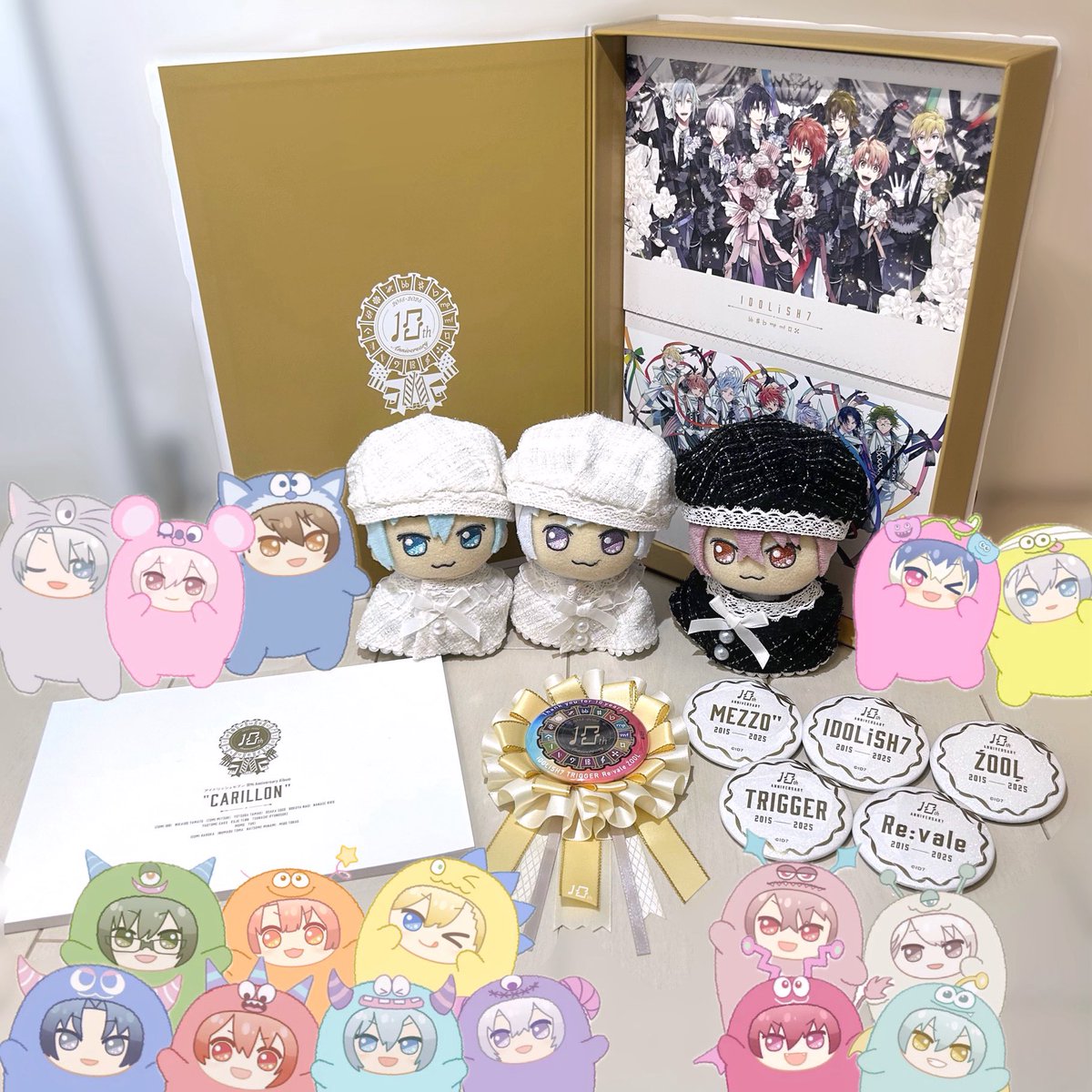 アイナナ 10周年 CDアルバム 缶バッジ ロゼット アイドリッシュセブン