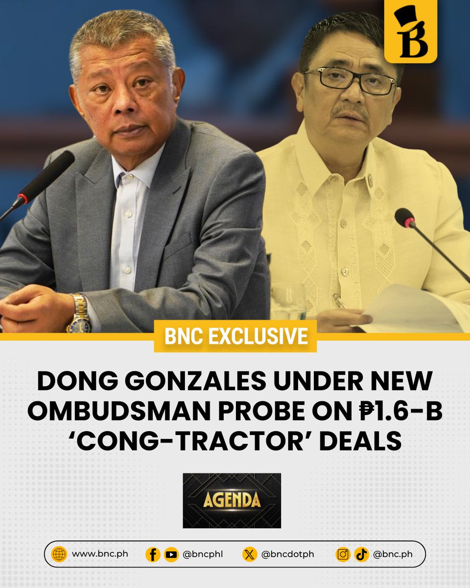bncdotph's tweet image. EXCLUSIVE: Ombudsman Boying Remulla has confirmed that Pampanga 3rd District Rep. Dong Gonzales is once again under investigation—this time over alleged links to a family-owned construction firm that secured ₱1.6 billion worth of DPWH projects since he entered Congress in 2016.…