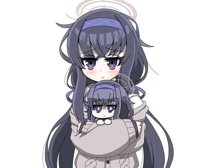 古関ウイとチビウイチャ #ブルアカ #ブルーアーカイブ