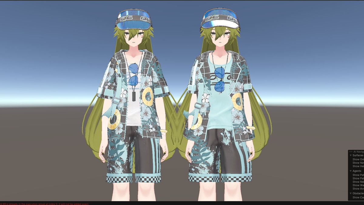 Y39_VRC's tweet photo. Blender<--  -->もちふぃった~(+head2template2danzai)

服が複雑すぎるからかな？ でも効果は悪くない！  
#SASIKIZU https://t.co/y7pdeoyUpK