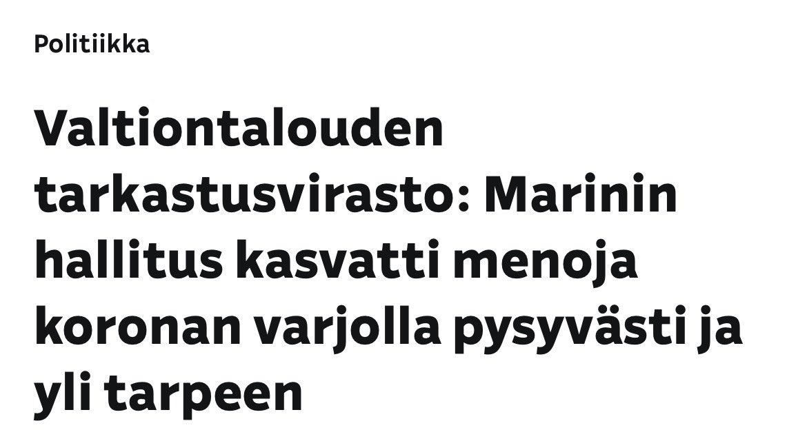Täytyy myöntää, että huomattu on! 

Edellisen hallituksen menopaisuttelijat väittävät tavan takaa, että kyse oli vain koronasta ja Ukrainan sodasta.

Mutta kun ei ollut.

Tämä hallitus korjaa.