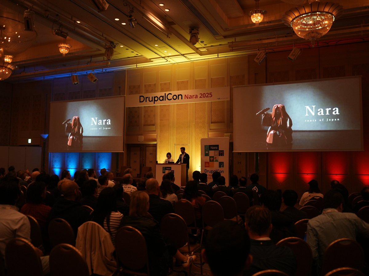 Invest_In_Nara's tweet image. 本日、#DrupalCon Nara 2025 が最終日を迎えました。
世界中から集まった多くの皆さまのご参加により、#奈良市 での3日間が大変充実した時間となりました。
ご来訪いただき、心より御礼申し上げます。