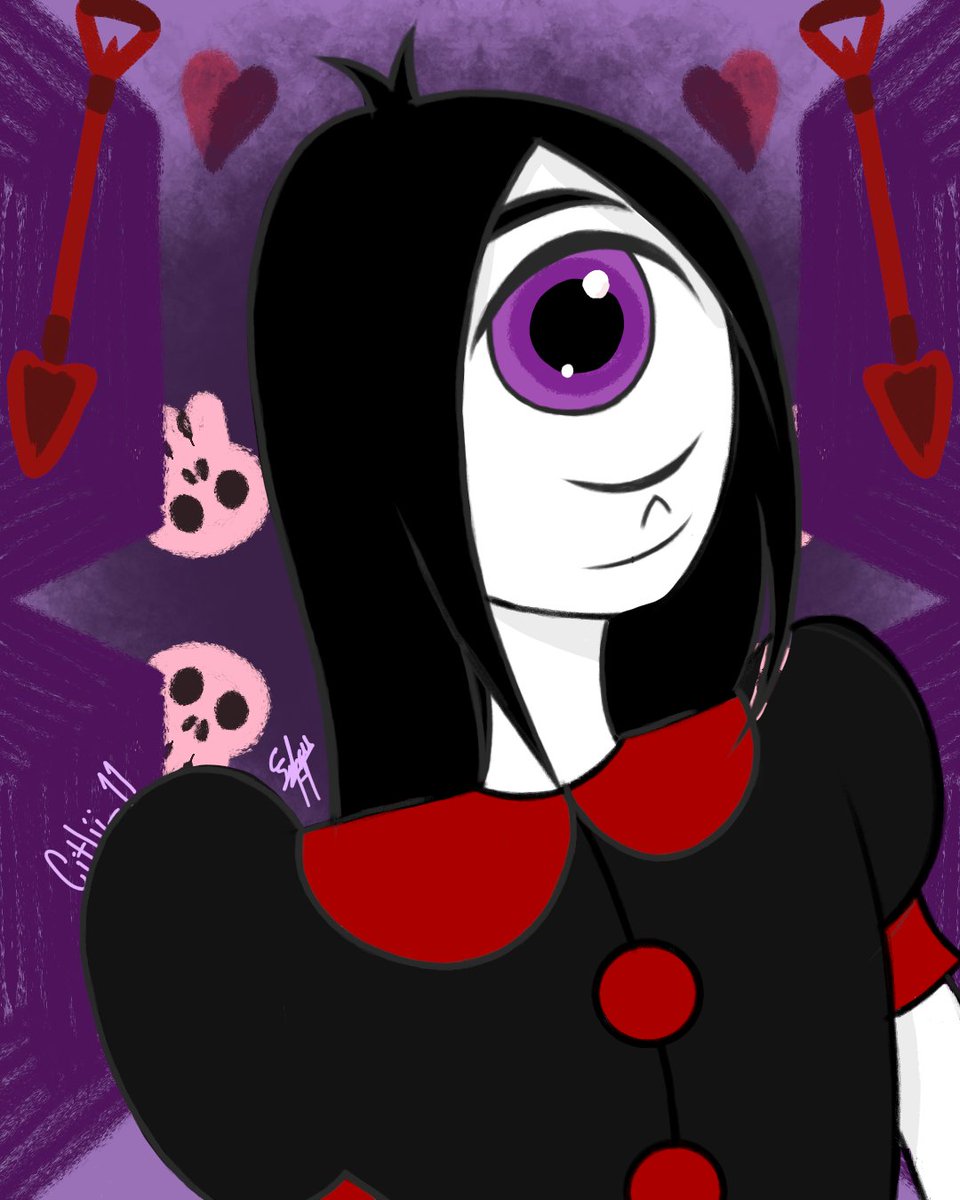 Citli_11's tweet image. Dibuje a los personajes de la serie #RubyGloom Parte 2