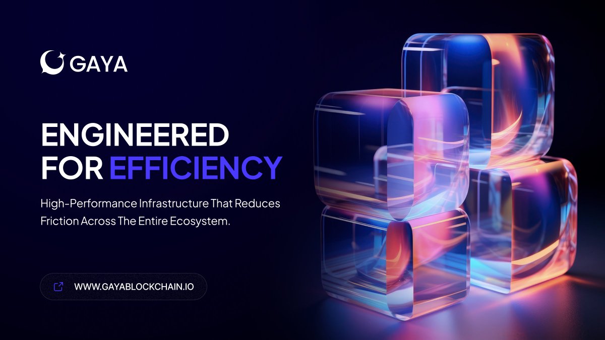 Web3 innovation should not be slowed down by the basics.

If the core infrastructure is inefficient, even great ideas struggle to grow.
Gaya was built to change that pattern. It delivers speed, consistency, and technical clarity that help teams move faster without compromising
