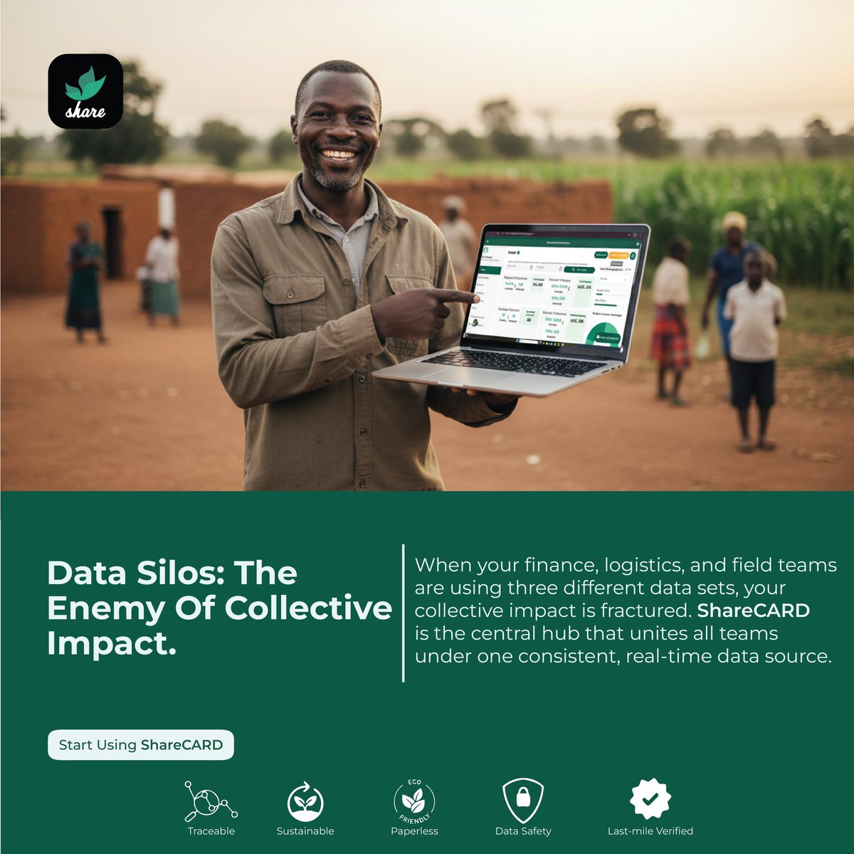 sharecard_app's tweet image. Stop the silo chaos. Get integrated!
#DataSilos #Integration #TeamWork #AgriLogistics